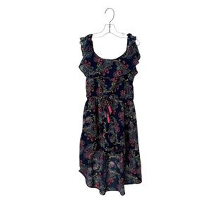 Japna Kids Colorful Paisley Kids Dress with Ruffle Accents Girls Size 10